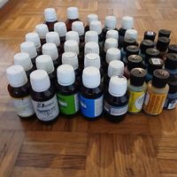 Peinture sur soie en lot avec divers matériels