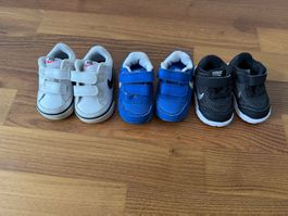 3 Paar Nike Babyschuhe Gr 17 18,5