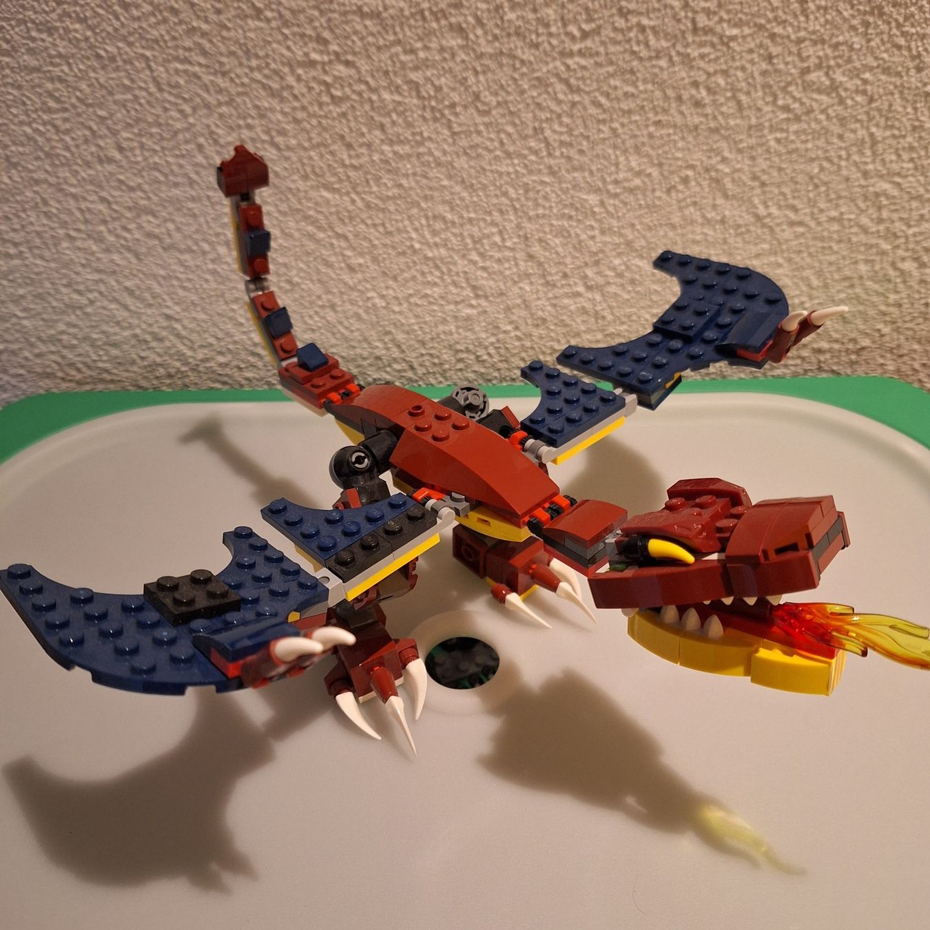 Lego Giocattoli: Lego Drache, rot/blau, gut erhalten – Usato da Hettenschwil venduto da Schneuggi2 1