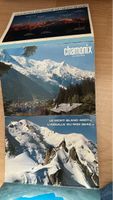 Alte Panorama Karte Chamonix Mont Blanc 