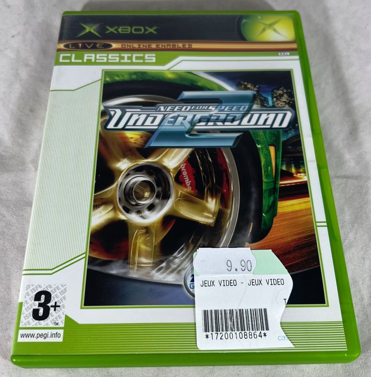 Need For Speed Underground 2 – Xbox – Version FR PAL – Bon état