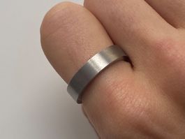 XENOX Edelstahl Silber Ring