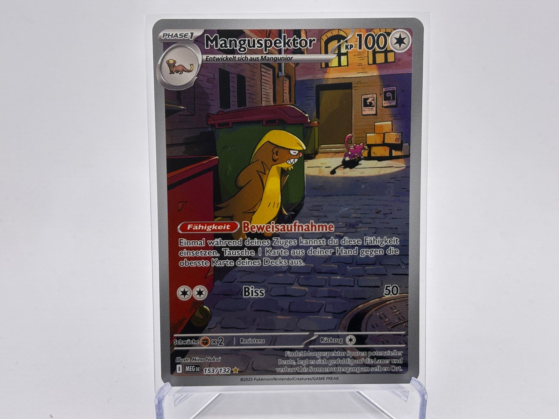 Pokémon Carte collezionabili: Mega-Entwicklung - Manguspektor  (MEG 153) - DE – Nuovo (secondo la descrizione) da Allschwil venduto da Bullach