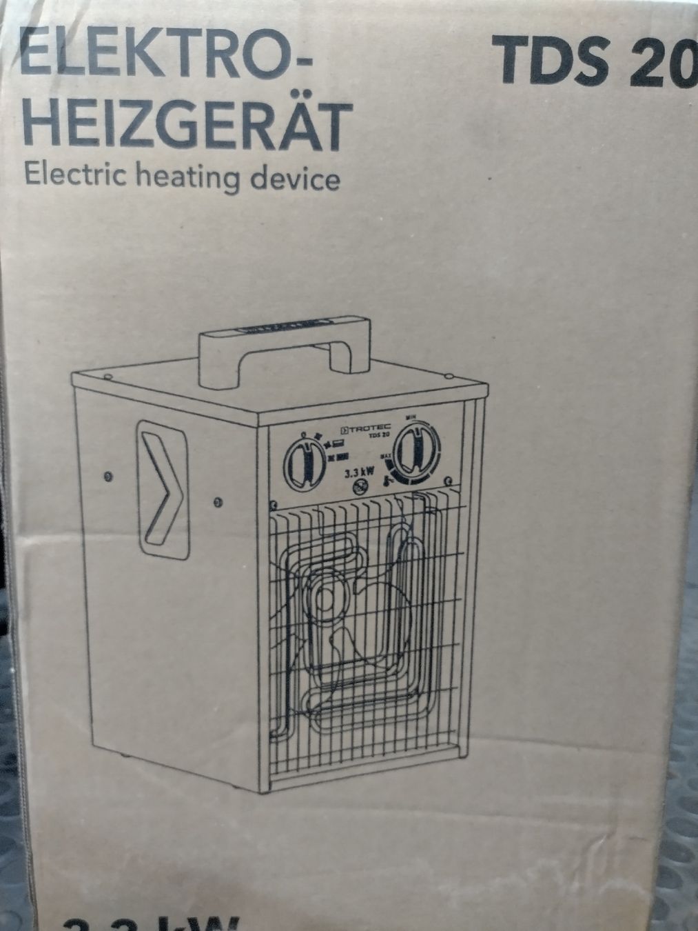 Trotec Radiatori: TDS20 Elektrolüfter Heizgerät 3.3KW – Nuovo e nell'imballaggio originale da Oberhofen TG venduto da Crosserx