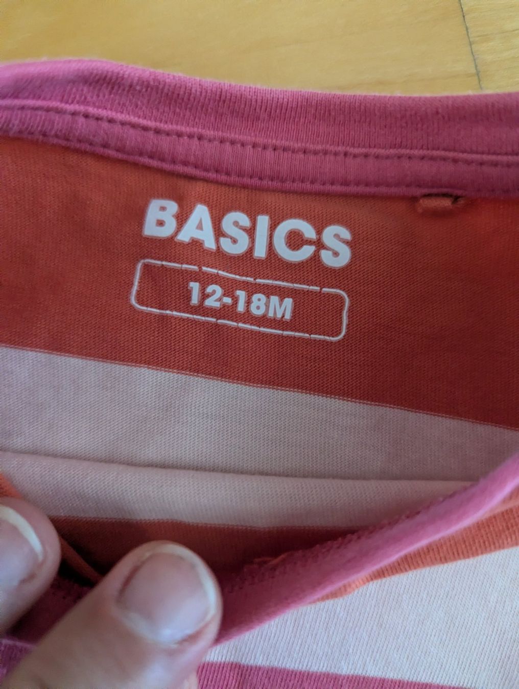 Camicette, T-shirt & Top: Langarmshirt Basics gestreift Grösse 12-18M – Usato da Uster venduto da petches 2