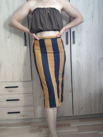 Beaumont Organic striped skirt XS 