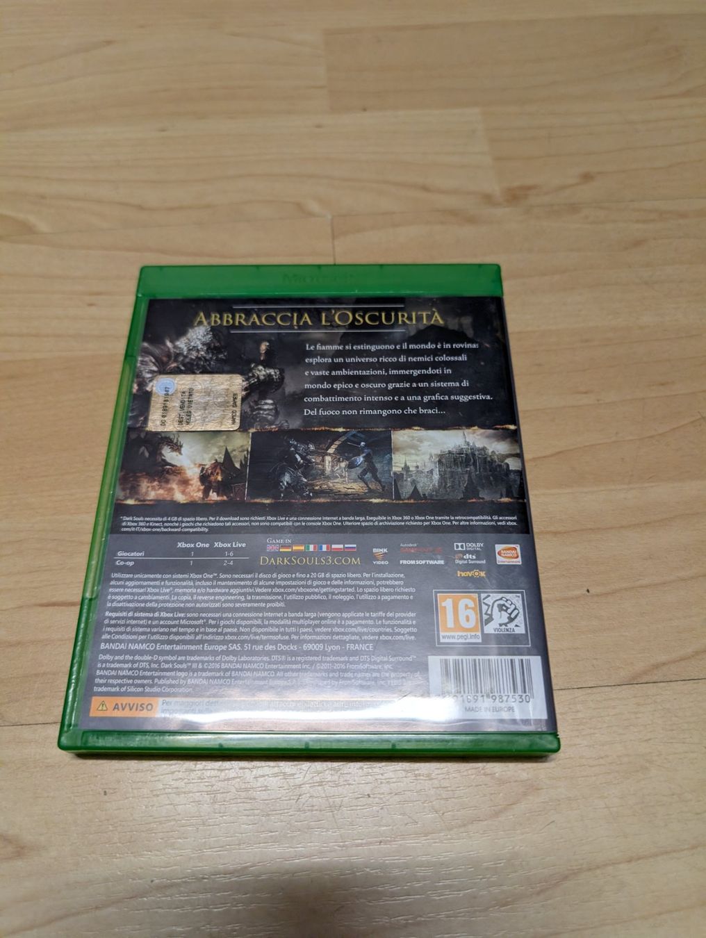 Jeux: Dark souls III Microsoft Xbox one series x – D'occasion à Giubiasco par Ticinerd 1