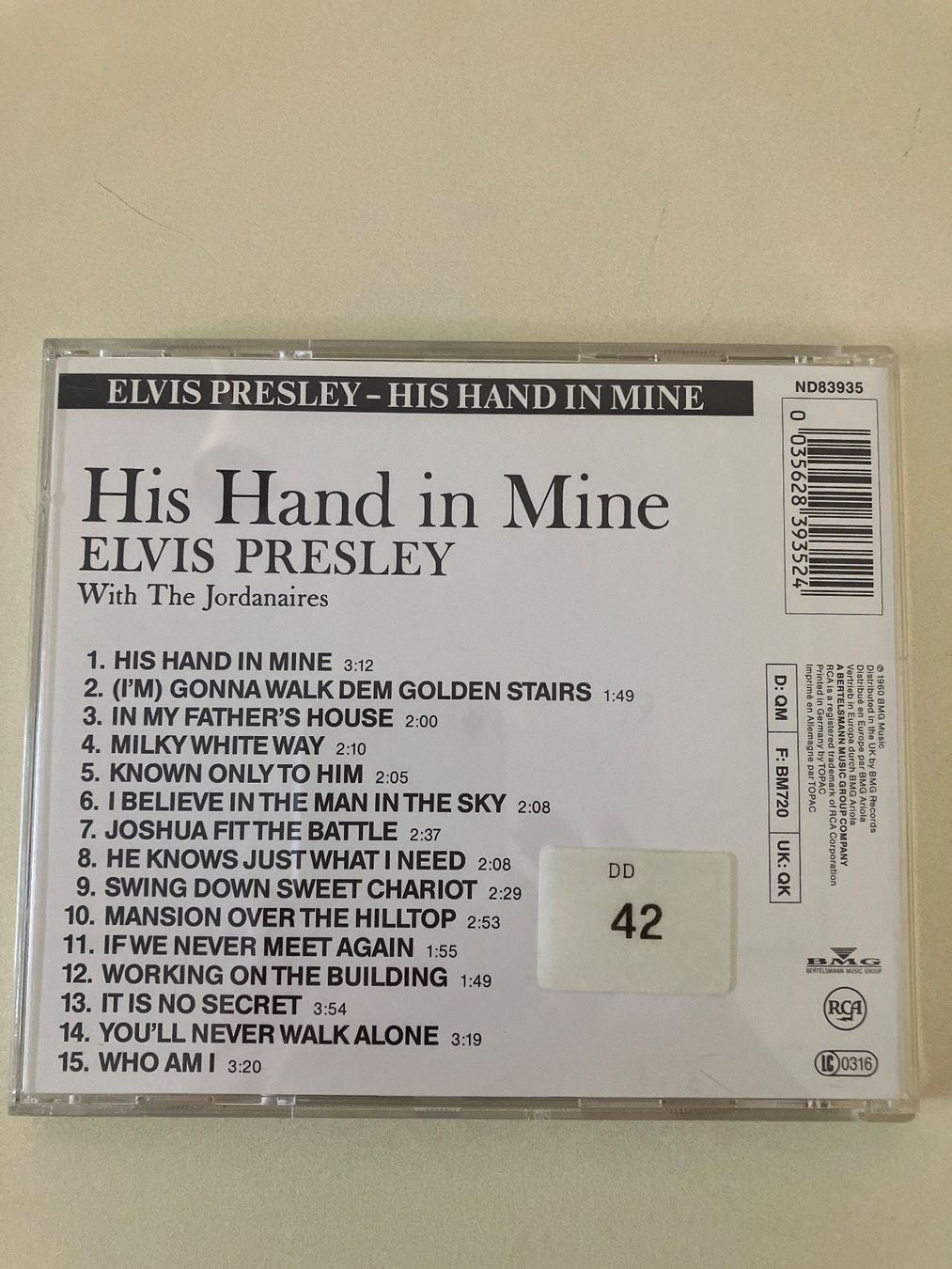 CD: Elvis - His Hand in mine – Usato da Rüti ZH venduto da Ochello 1