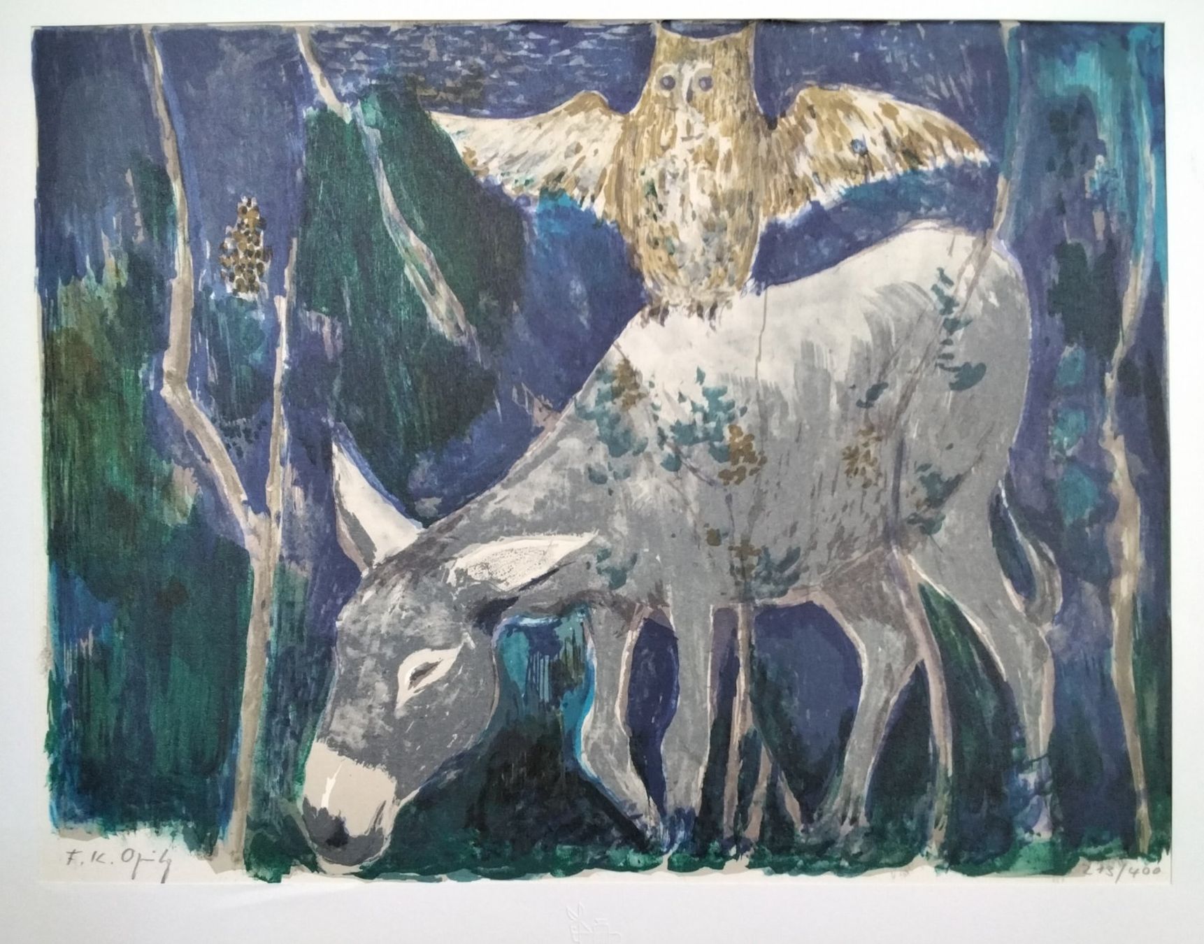 Grafica & Litografie: F. K. Opitz Lithographie signiert und nummeriert – Usato da Cavigliano venduto da zamamasa