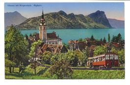 Vitznau (LU) Rigi-Bahn - Bürgenstock - um 1920