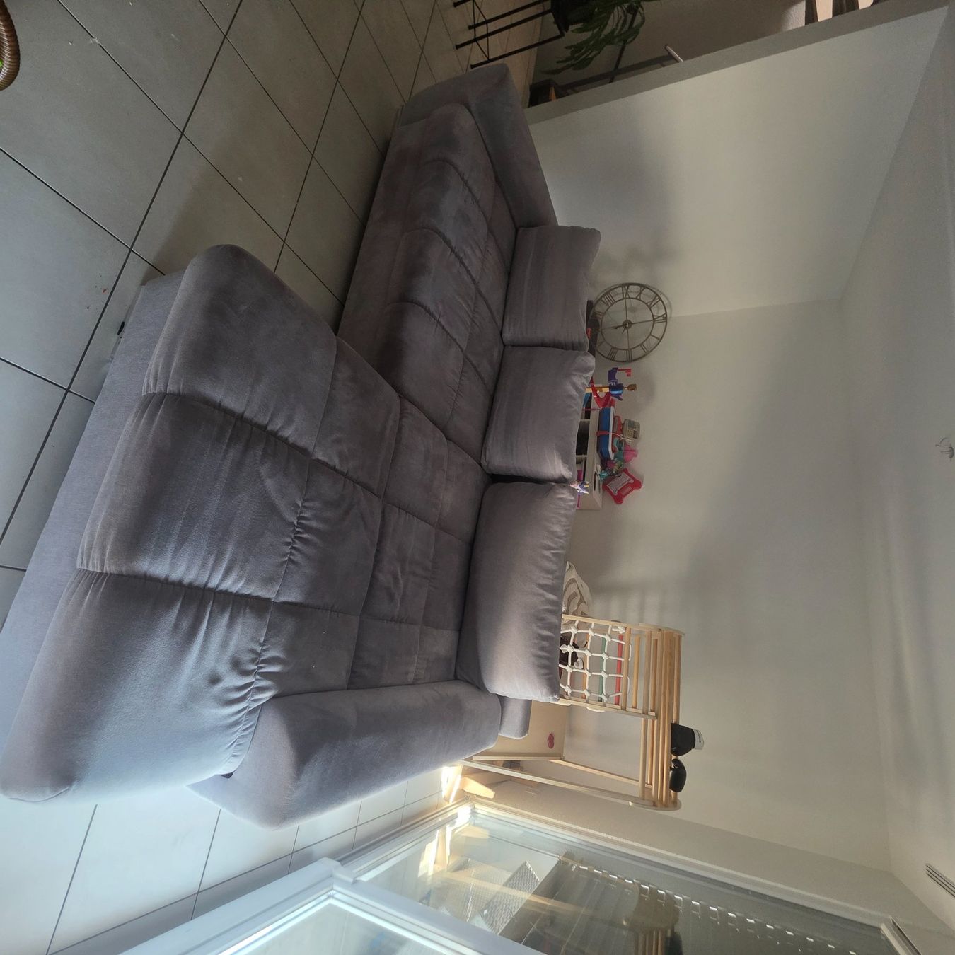 Sofas: Canapé d'angle gris LIPO Lorenz 130/225cm – Gebraucht aus Matran von pulcas