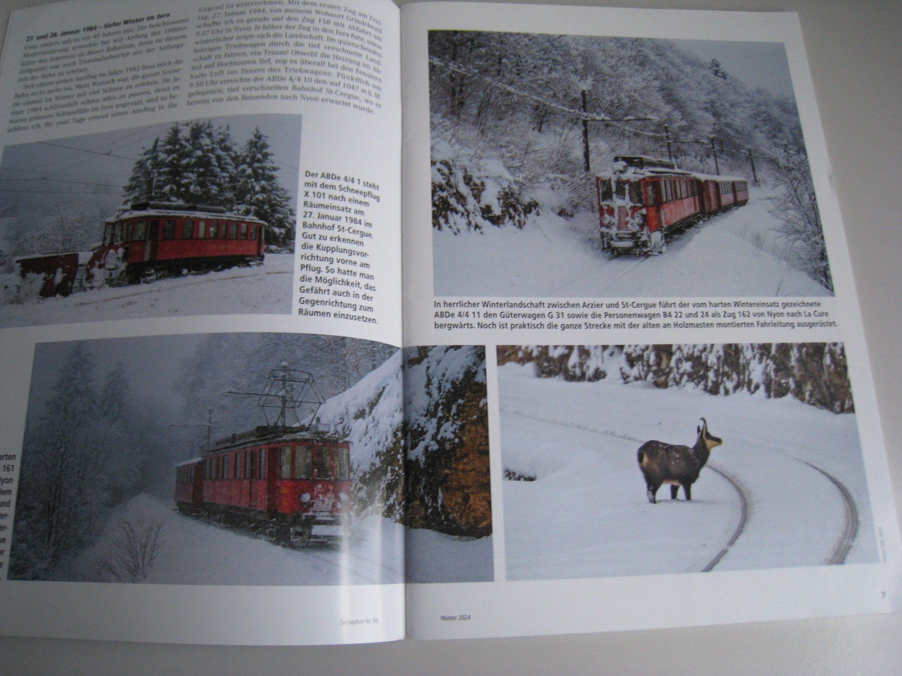 Revues & Magazines: Semaphor Ausgabe Winter 2024, Nummer 84 – D'occasion à Buchs ZH par swiss-train 3