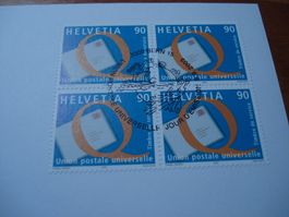 2 mal Genfer Ämter 2003, FDC Einzel + 4erblock
