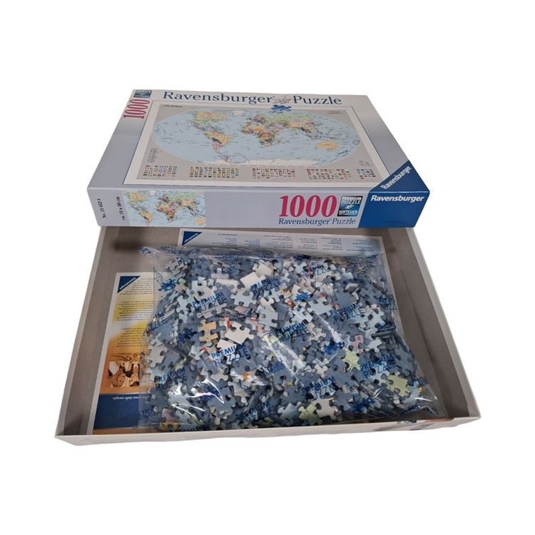 Ravensburger Puzzle: RAVENSBURGER Puzzle 1000 Teile The World – Usato da Wil SG venduto da Restwert_Wil 1