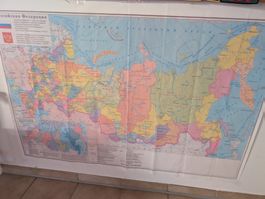 Russland Karte Massstab 1:20 000 000