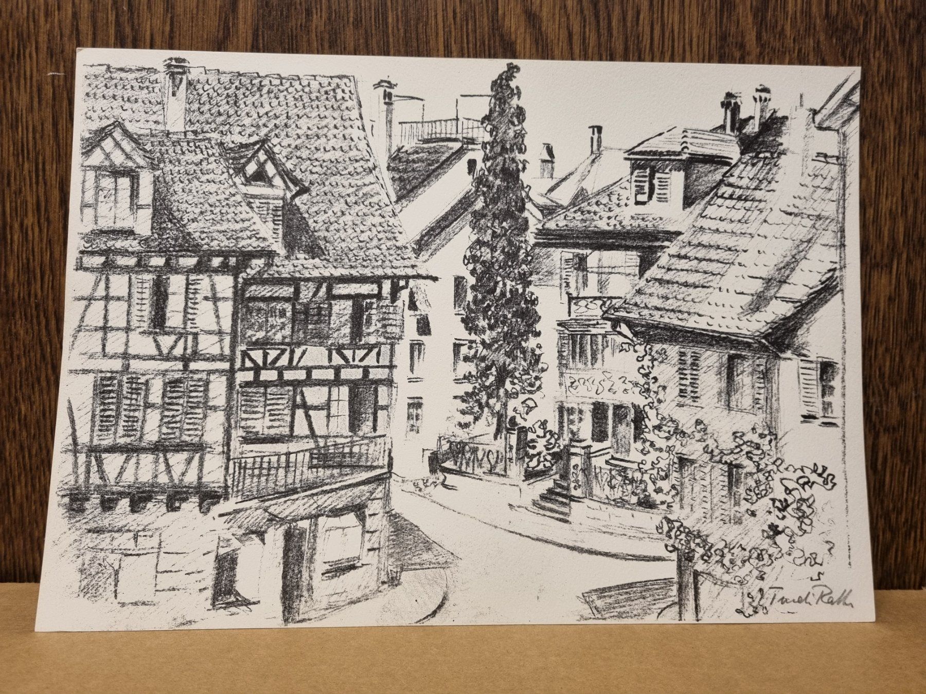 Grafiken & Lithographien: Lithographie Trudi Raths 1967 Horgen – Gebraucht aus Schaffhausen von Leveron13 3