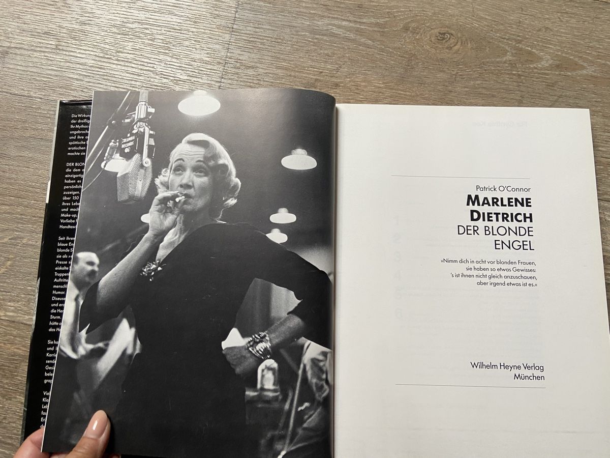 Libri: Marlene Dietrich Der Blonde Engel Bildbiografie Patrick OCon – Usato da Galmiz venduto da Queenstone 1
