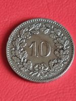 SELTEN - 10 RAPPEN SCHWEIZ 1880 