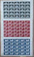1948 je ein Bogen ** Nr. 282 - 284 100 J. Schweiz. Bundesst.