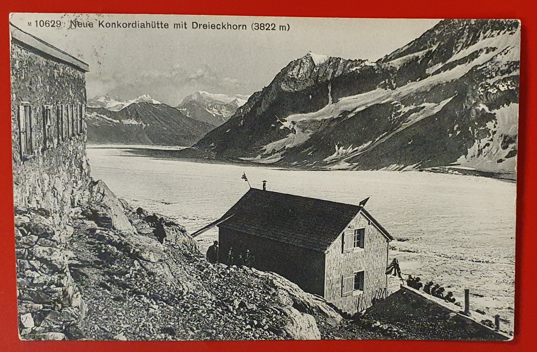 Cartoline postali: Neue Konkordiahütte 1913 – Usato da Kreuzlingen venduto da Rschweiz1