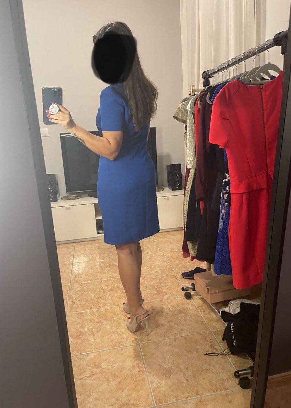 Versace Vestiti: Versace Couture blue wool dress size M – Usato da Lugano venduto da cri_djb 3