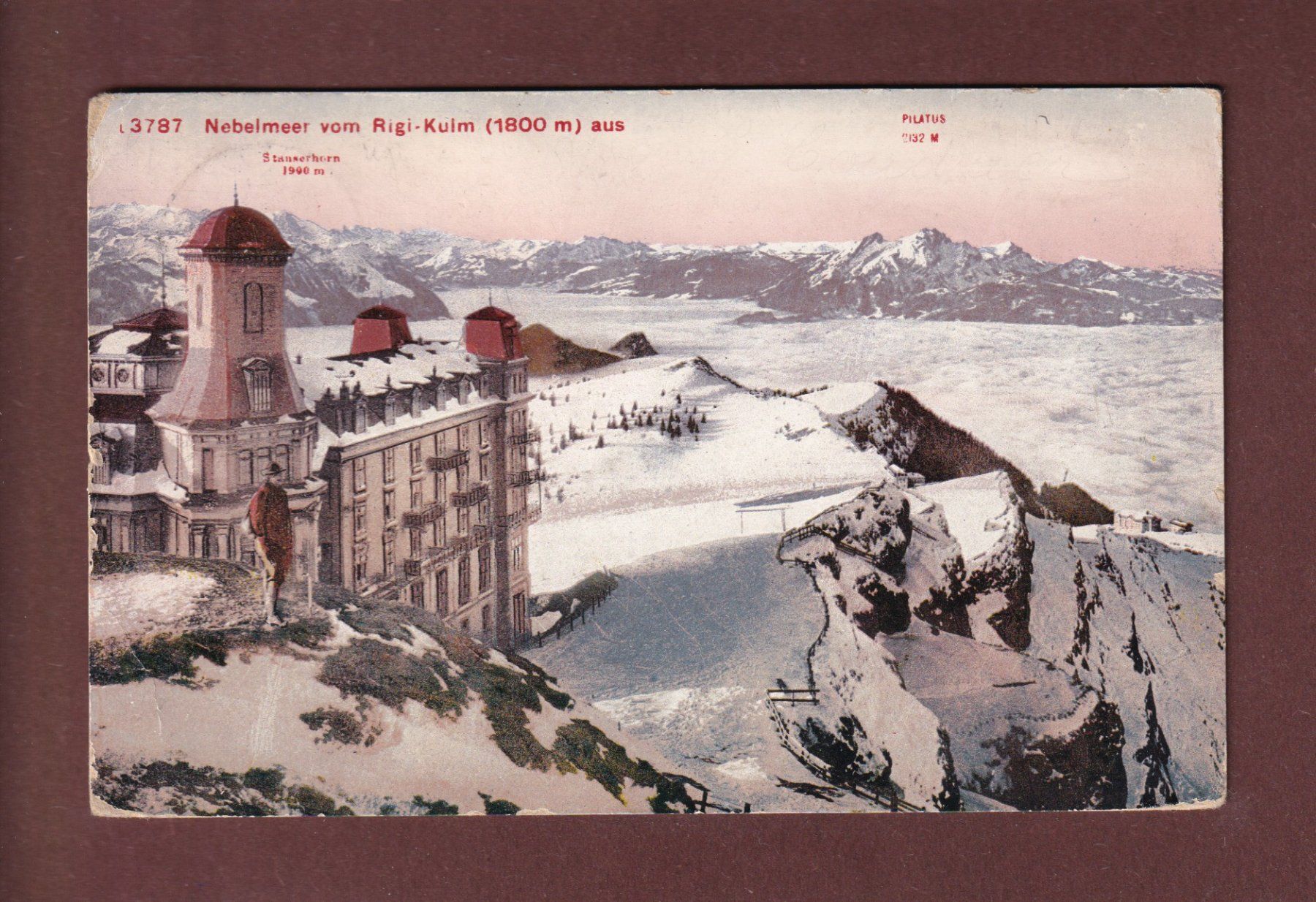 Cartoline postali: Nebelmeer vom RIGI-KULM – Usato da Pully venduto da nicecards-shop