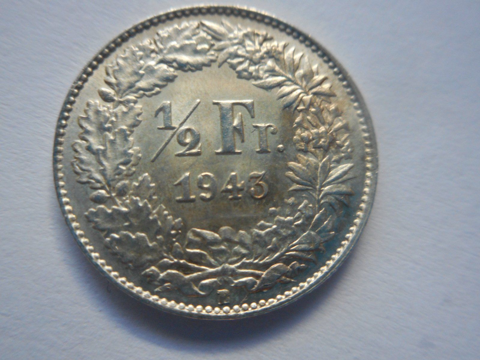 Alle Münzen: 50 Rp. 1943 silber  unz/stgl – Neu (gemäss Beschreibung) aus Kriegstetten von pizlad2010 1