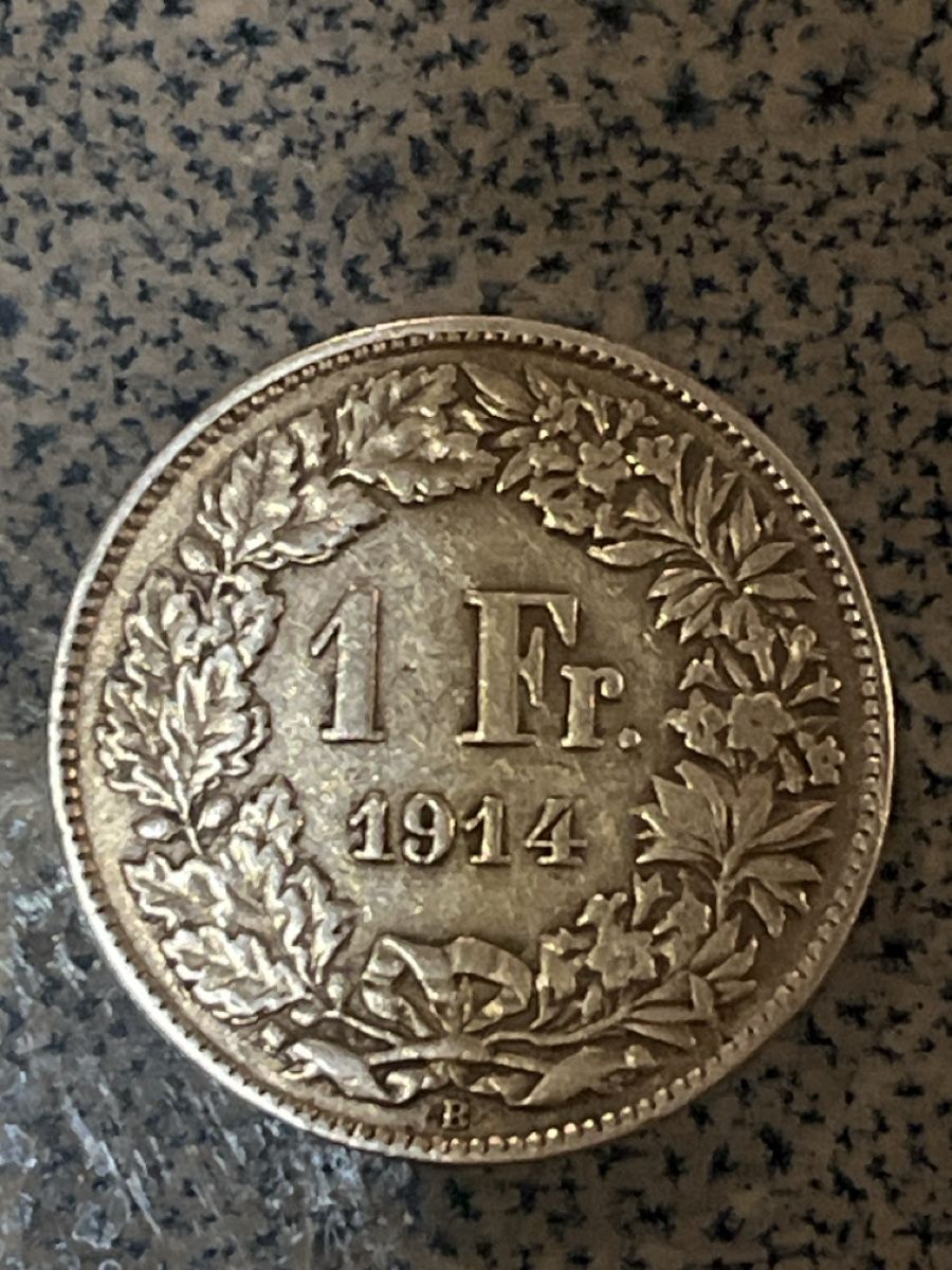 Tutti le monete: Un franc argent 1914 – Usato da Prangins venduto da Rodard8