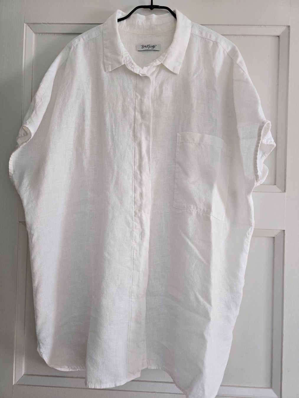 Camicette: Kleidung: Leinenbluse weiss (M) BACKSTAGE – Nuovo (secondo la descrizione) da Romanshorn venduto da Rachacha