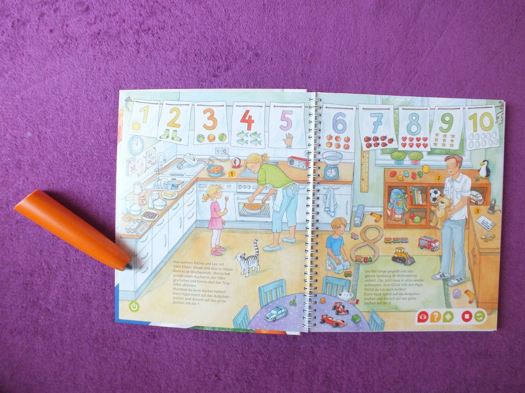 Tiptoi Giocattoli: tiptoi Starterset - CREATE Stift & Buch Erste Zahlen – Usato da Müllheim Dorf venduto da Seeeule01 2