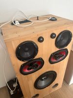Mobile Party Soundbox mit Radio & Subwoofer