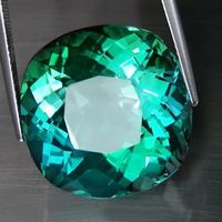 Ametrin 32.5ct IF  Brasilien Grün-Gelb