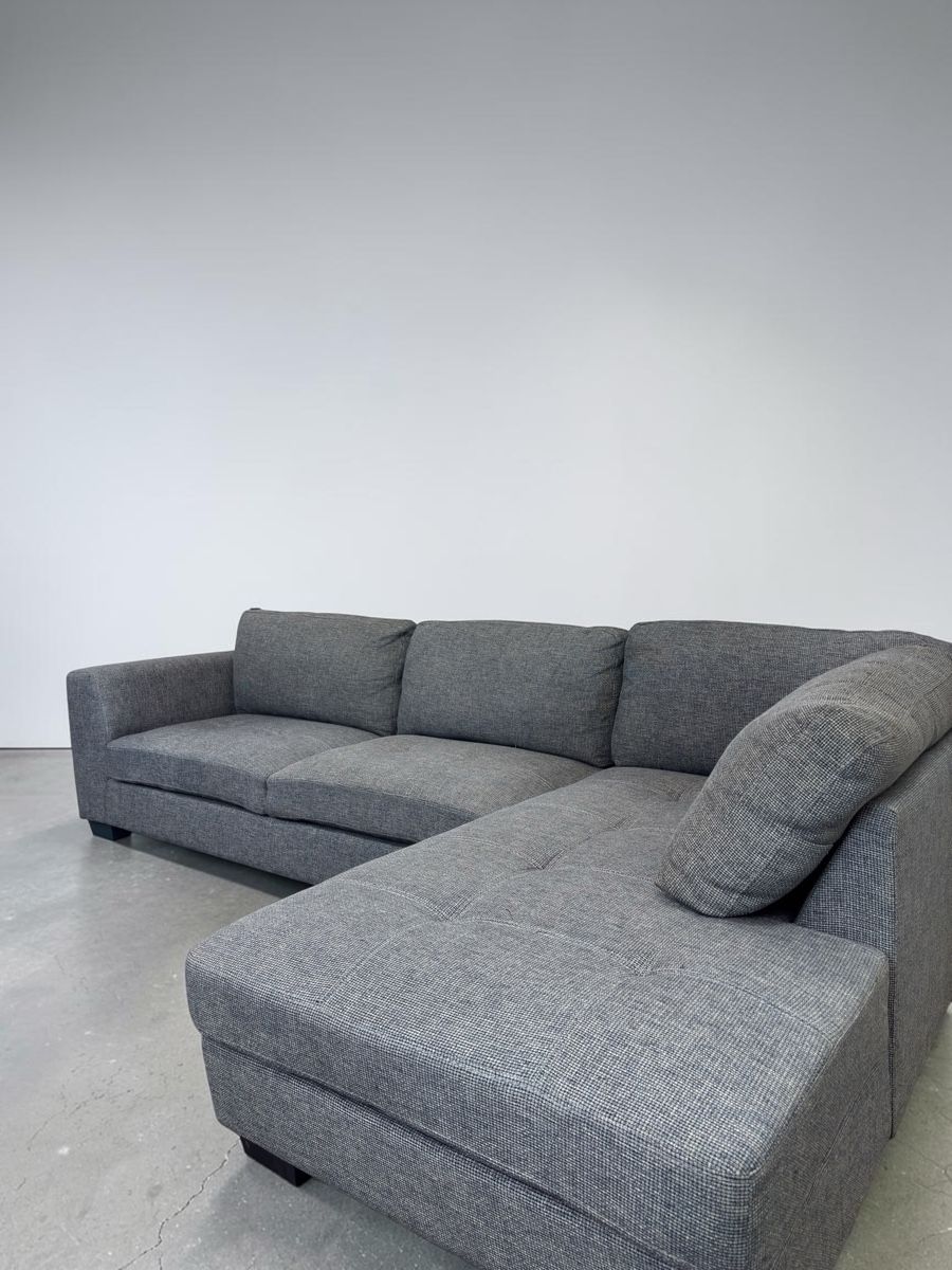 Divani: Ecksofa, hellgrauer Stoff gratis lieferung – Usato da Bachenbülach venduto da Sofalab.swiss 2