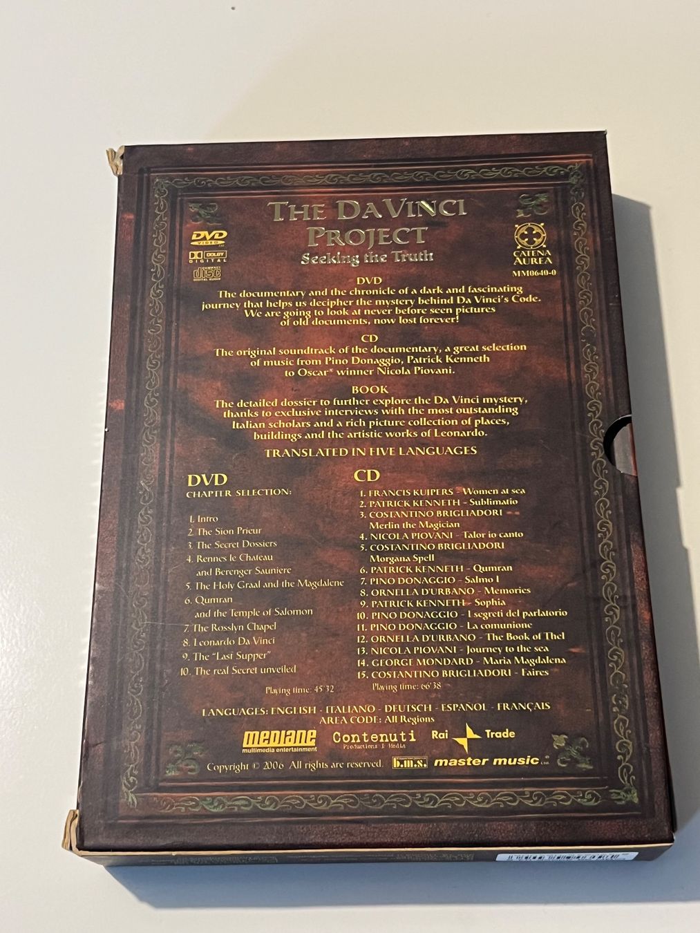 Tous les DVDs: The Da Vinci Project - DVD, CD & Buch – D'occasion à Altstätten SG par sheamus 1