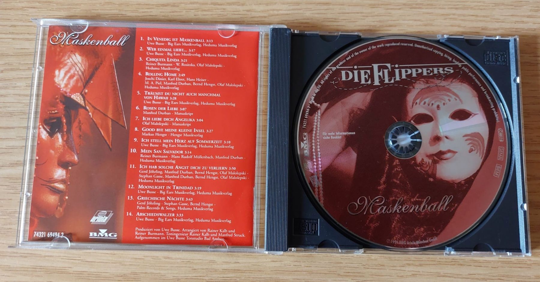 CD: CD - Die Flippers - Maskenball – Usato da Urtenen-Schönbühl venduto da Kahru 2