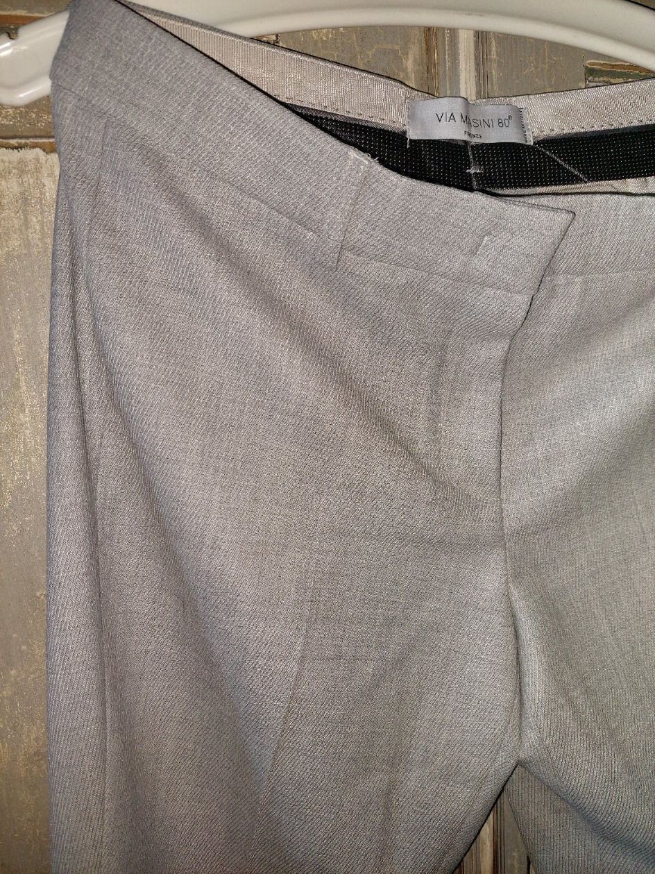 Hosen: Via Masini 80 . Hose Polyester/Wolle grau 38 – Neu und originalverpackt aus Besenbüren von teluride89 2