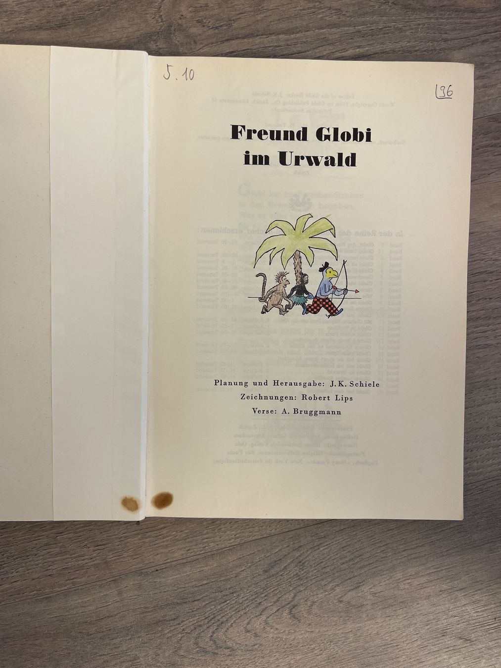 BD: Freund Globi im Urwald – D'occasion à Basel par mariablanka 1