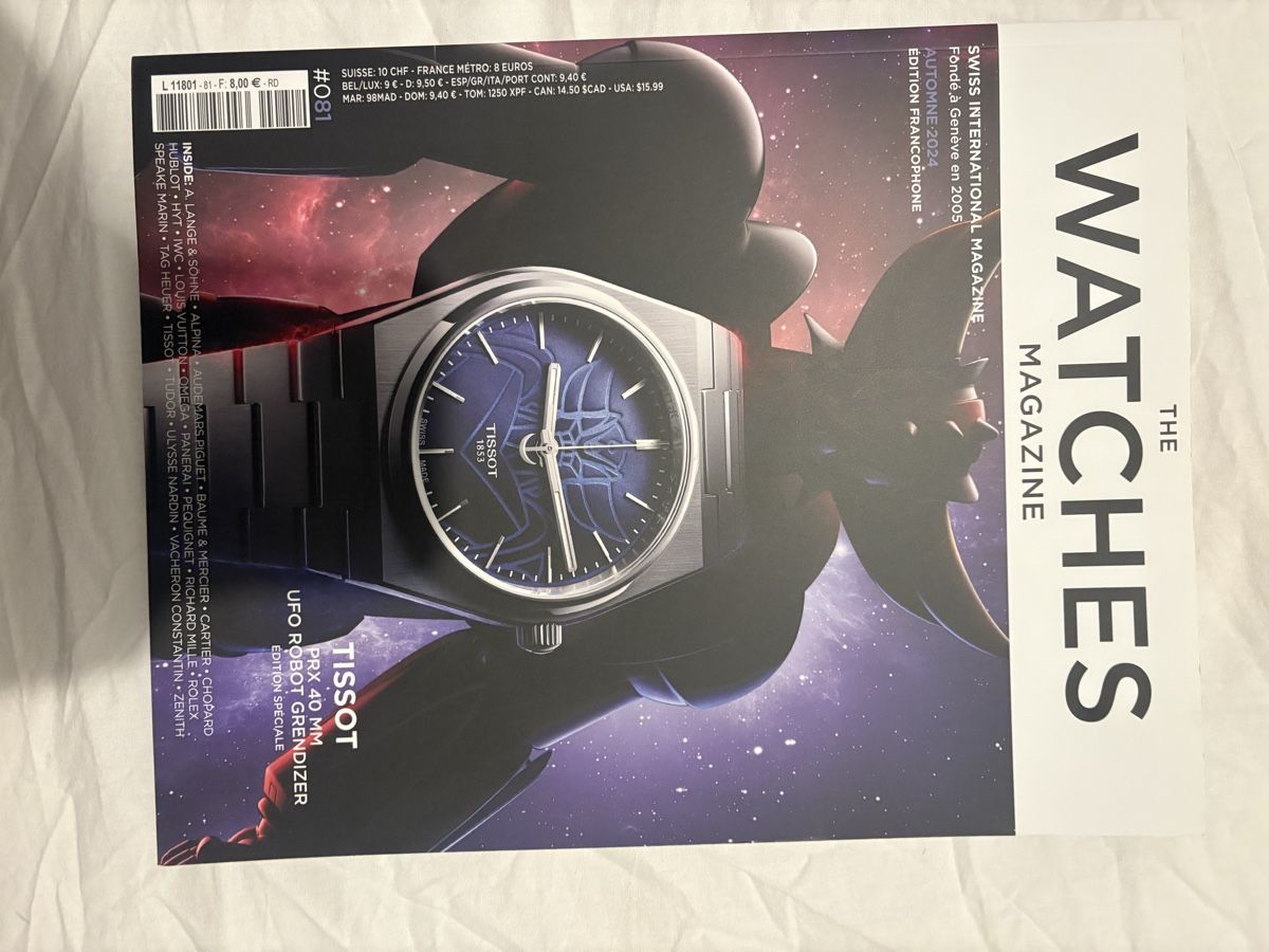 Montre Tissot PRX 40mm UFO Robot Grendizer, neuve, acier (Neu und ...