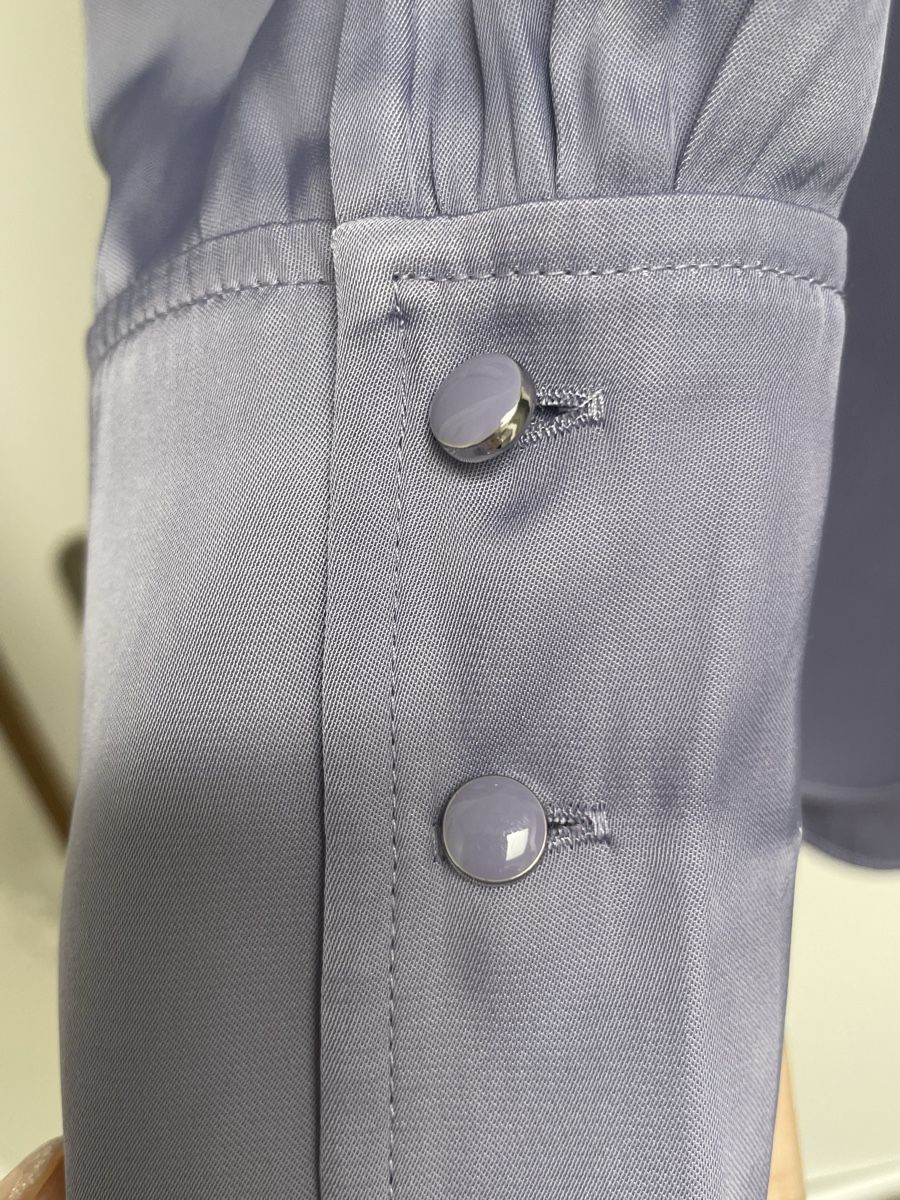 Marc Cain Blusen: Schluppenbluse Marc Cain Gr. 42 lila  – Neu (gemäss Beschreibung) aus Baar von mugi5813 1