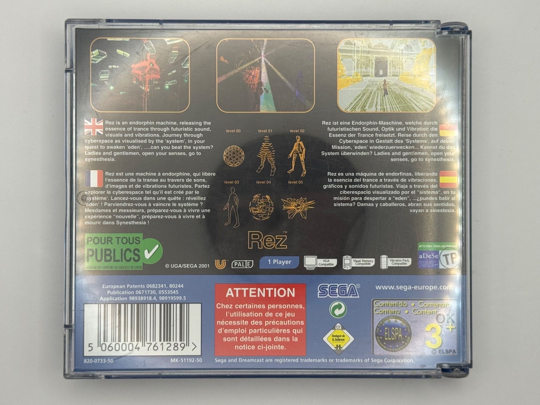 Sega Spiele: Dreamcast Rez – Gebraucht aus Bettlach von awi_7jcb 1