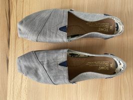 TOMS Schuhe grau Damen Grösse 38.5 (8) blau