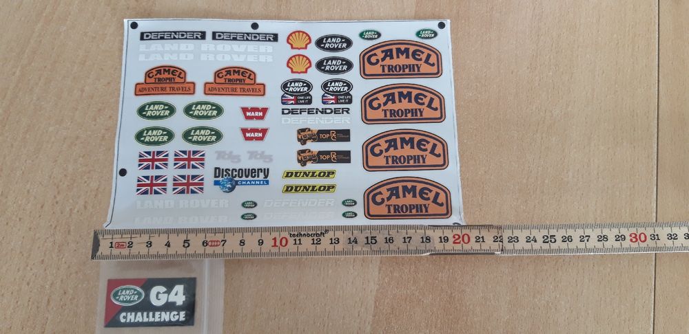 RC Stickers Camel Trophy Land Rover RC (Neu (gemäss Beschreibung)) in ...