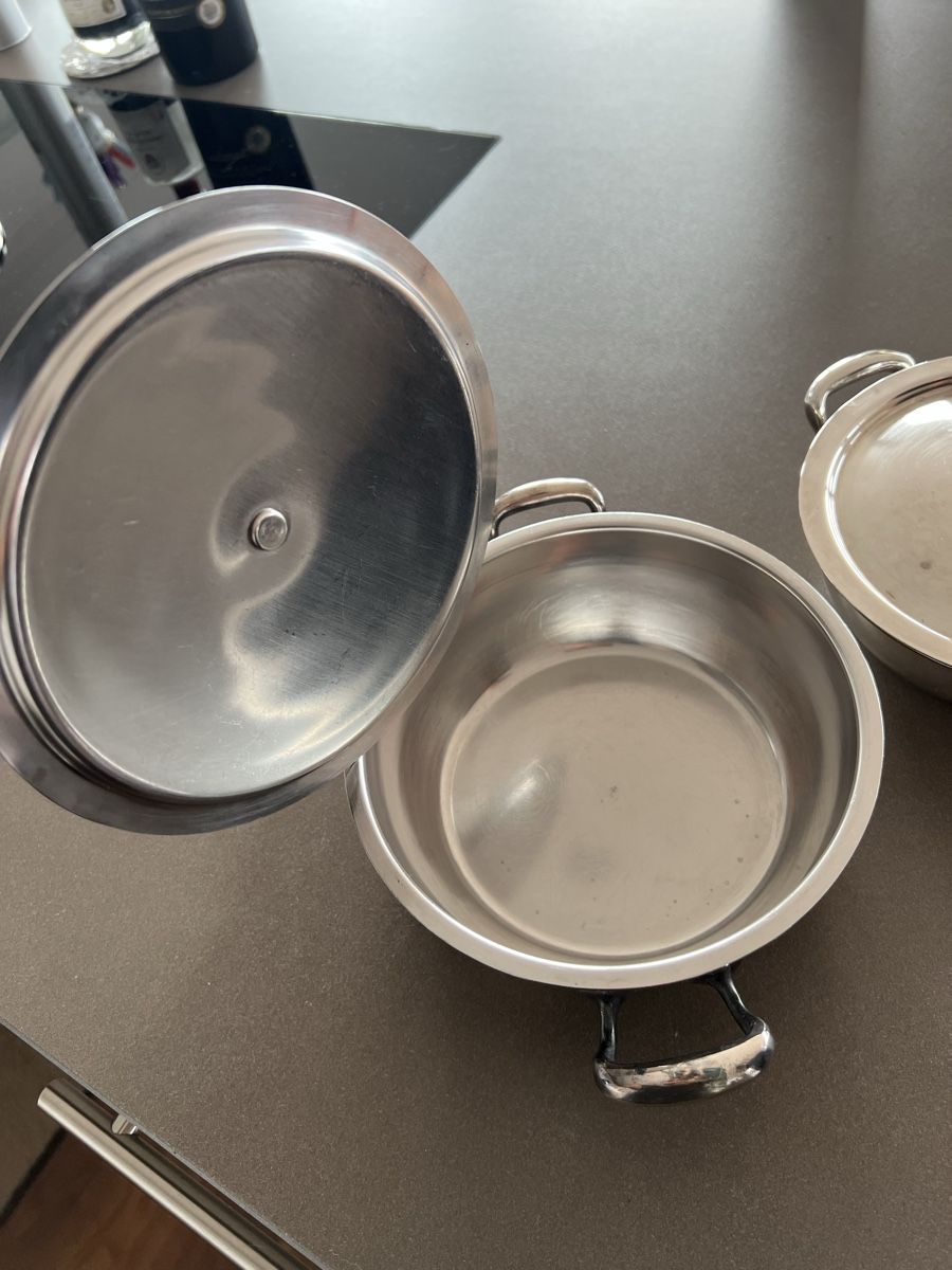 Padelle: Spring SILINOX Switzerland Topf Set, 2 Stück – Usato da Wolfwil venduto da Poulet60 1