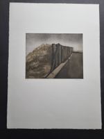 HANS BACH RADIERUNG AQUATINTA SIGNIERT ( STAMMER MIST )