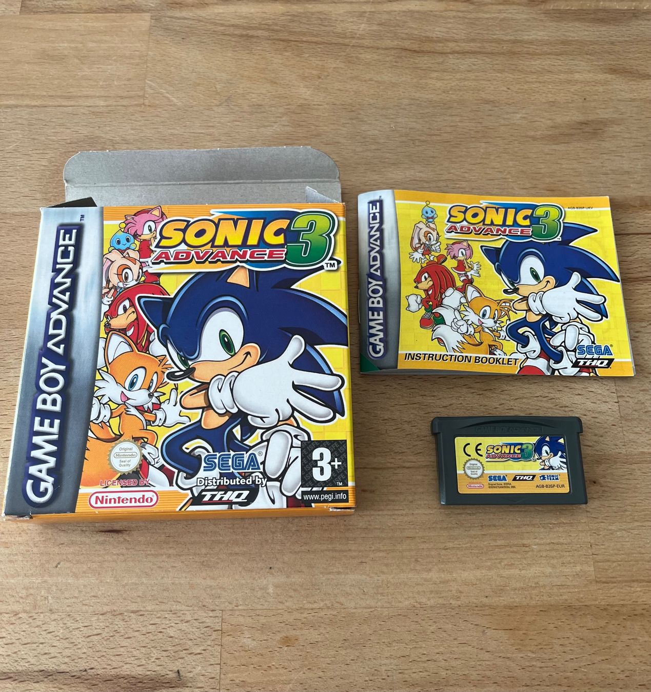 Nintendo Giochi: Sonic Advance 3 - Game Boy Advance GBA OVP – Usato da Thalwil venduto da ranx 2
