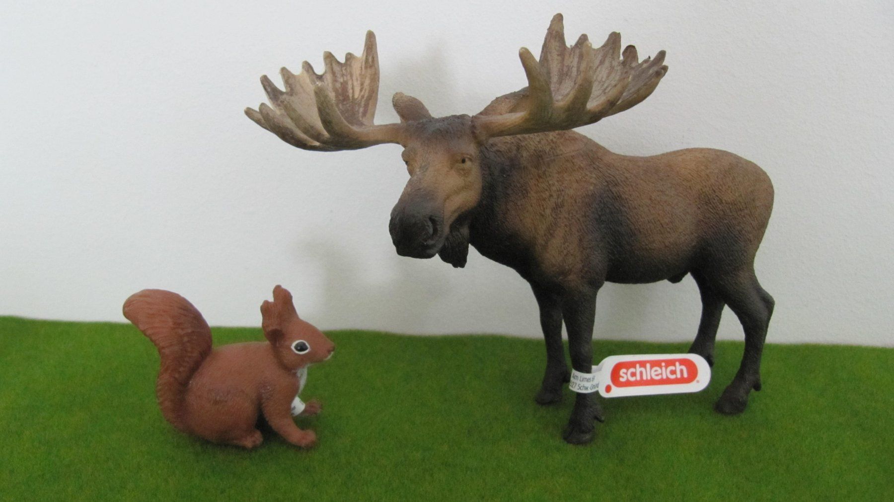 Schleich Figuren: Schleich Elch und Eichhoernchen – Neu (gemäss Beschreibung) aus Brunnen von Kiwiland1