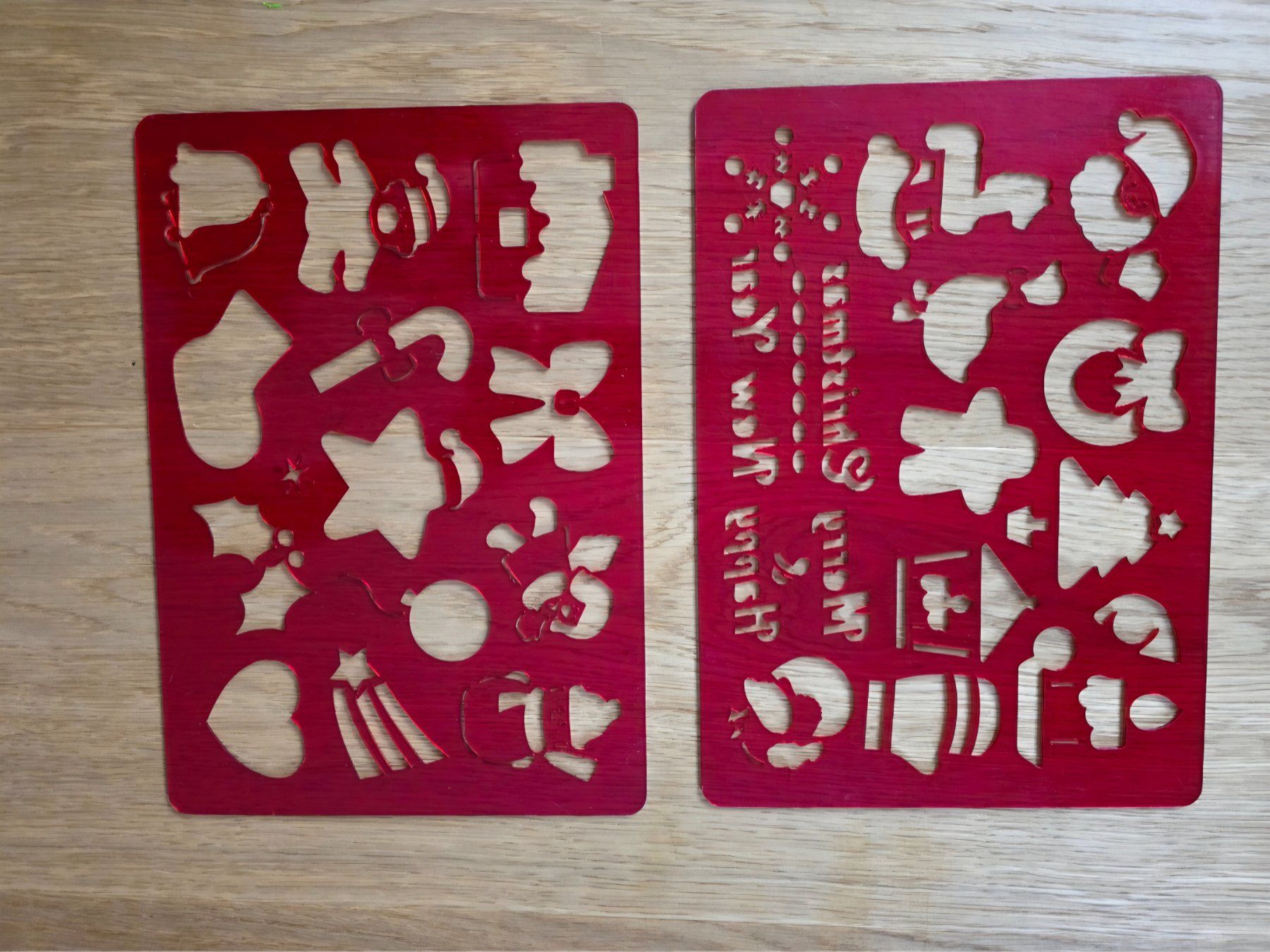 Kit bricolage: 2x Motiv-Schablone Weihnachten – Usato da Richterswil venduto da adora88