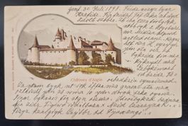 Lithokarte Château d'Aigle 1898