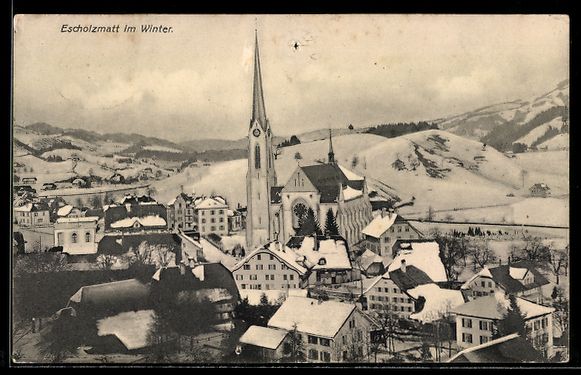 Cartes postales: AK Escholzmatt, Im Winter – D'occasion à Berlin par bartko-reher