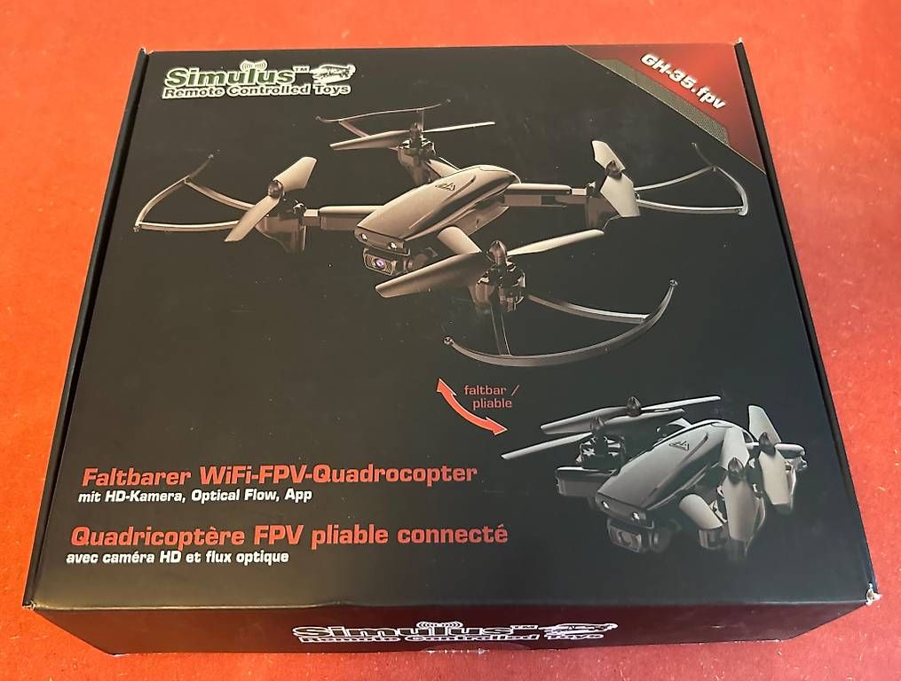 RC Modellbau: Simulus Faltbarer WiFi-FPV-Quadrocopter GH-35.fpv – Gebraucht aus Winterthur von ens_n2vr